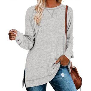 Women's Sweaters – Long Sleeve Loose Fit Tunics, Perfect for Leggings